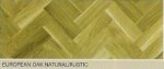 GOLD LEAF EUROPEAN OAK NATURAL OR RUSTIC HERRINGBONE SOLID WOOD FLOORING
